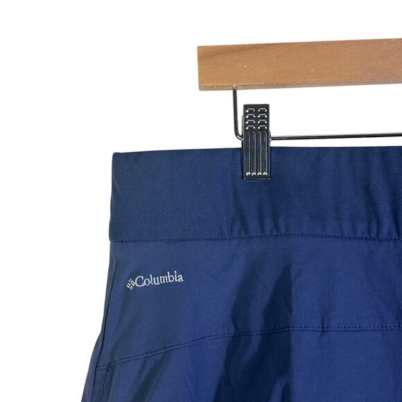 Columbia Anytime Casual Skort Womens 1X Navy Blue Omni-Shield Pockets Athleisure - Picture 5 of 7